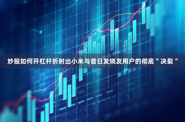 炒股如何开杠杆折射出小米与昔日发烧友用户的彻底＂决裂＂